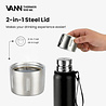 VANN RVS Thermoskan Zwart 500 ML VANN RVS Thermoskan Zwart 500 ML