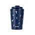 Coffee cup stainless steel Blue Flower 350 ML