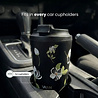 VANN Coffee cup stainless steel Blue Flower 350 ML