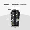 VANN Koffiebeker RVS White Flower 350 ML VANN Koffiebeker RVS White Flower 350 ML