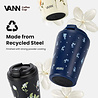 VANN Kaffeetasse Edelstahl Weiße Blumen 350 ML VANN Kaffeetasse Edelstahl Weiße Blumen 350 ML