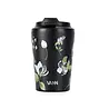 VANN Koffiebeker RVS White Flower 350 ML VANN Koffiebeker RVS White Flower 350 ML