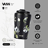 VANN Coffee Cup Stainless Steel White Flower 350 ML