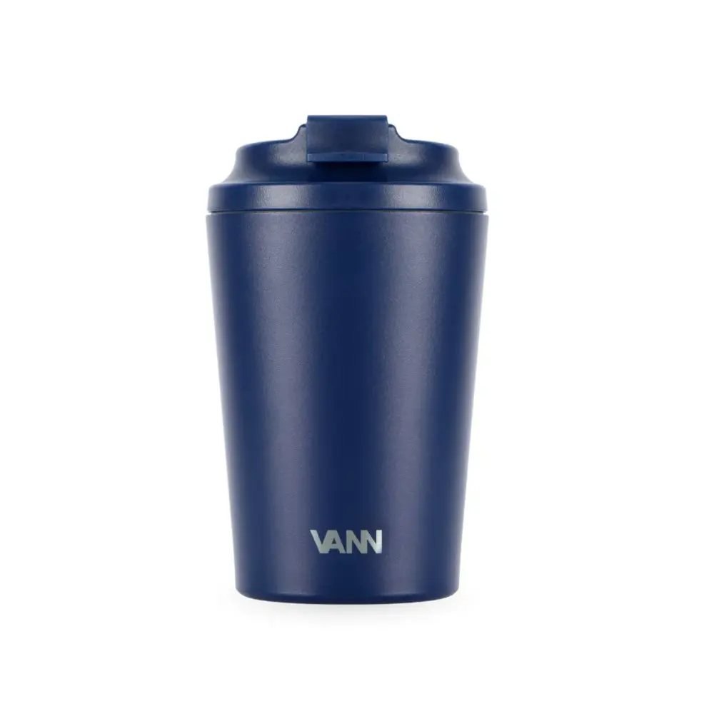 VANN Koffiebeker RVS Dark Blue 350 ML VANN Koffiebeker RVS Dark Blue 350 ML