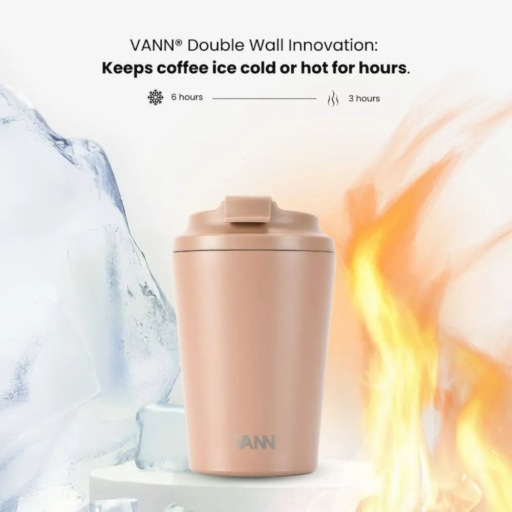 VANN Koffiebeker RVS Machiatto 350 ML VANN Koffiebeker RVS Machiatto 350 ML