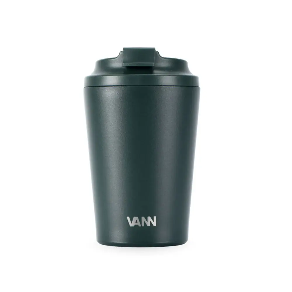 VANN Coffee Cup Stainless Steel Dark Green 350 ML VANN Coffee Cup Stainless Steel Dark Green 350 ML