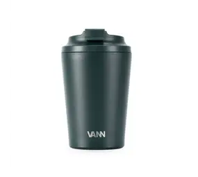 VANN Bottles Kaffeetasse Edelstahl Dunkelgrün 350 ML VANN Bottles Kaffeetasse Edelstahl Dunkelgrün 350 ML
