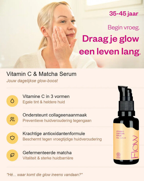 Flow Cosmetics Vitamin C & Matcha Serum