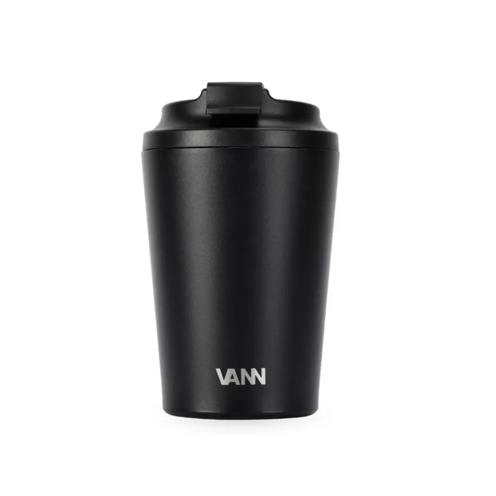 VANN Kaffeetasse Edelstahl Schwarz 350 ML VANN Kaffeetasse Edelstahl Schwarz 350 ML