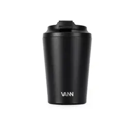 VANN Bottles Koffiebeker RVS Black 350 ML VANN Bottles Koffiebeker RVS Black 350 ML
