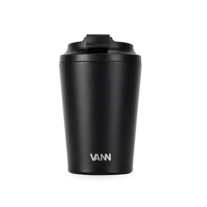 VANN Coffee Cup Stainless Steel Black 350 ML VANN Coffee Cup Stainless Steel Black 350 ML