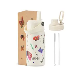 VANN Bottles Edelstahl Kinder-Trinkflasche Butterfly 400 ML VANN Bottles Edelstahl Kinder-Trinkflasche Butterfly 400 ML