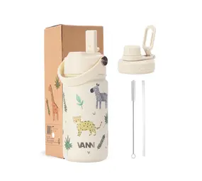 VANN Bottles RVS Kinderdrinkfles Animals 400 ML