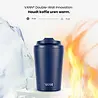 VANN Koffiebeker RVS Dark Blue 350 ML