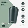 VANN Koffiebeker RVS Dark Green 350 ML VANN Koffiebeker RVS Dark Green 350 ML