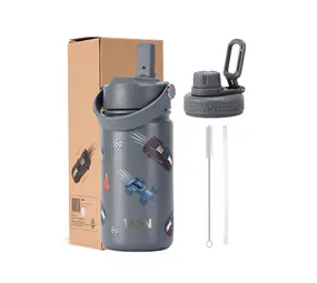 VANN Bottles RVS Kinderdrinkfles Cars 400 ML