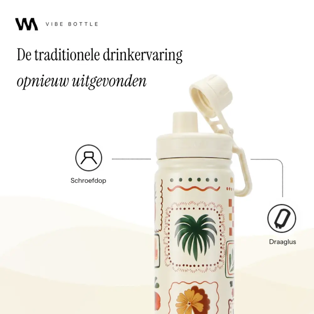VANN 3-Wandige Ultimate RVS Vibe Bottle Pineapple 650 ML