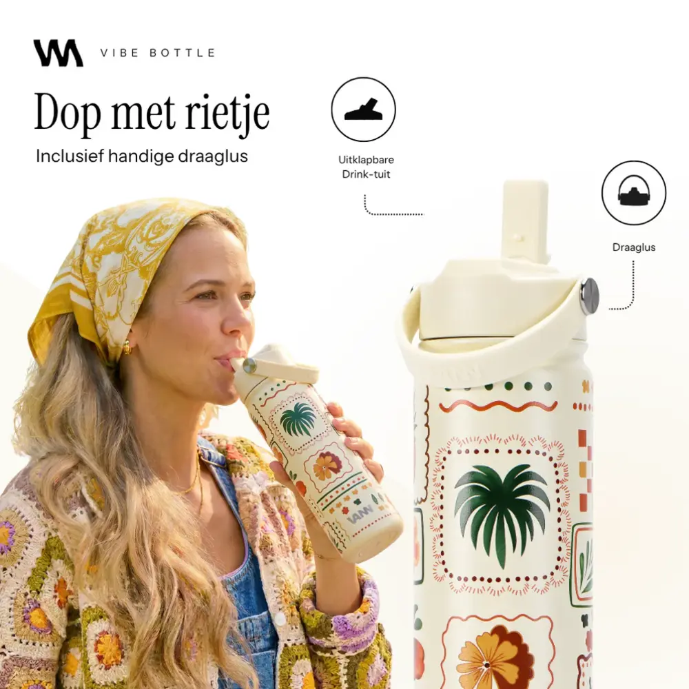 VANN 3-Wandige Ultimate RVS Vibe Bottle Pineapple 650 ML