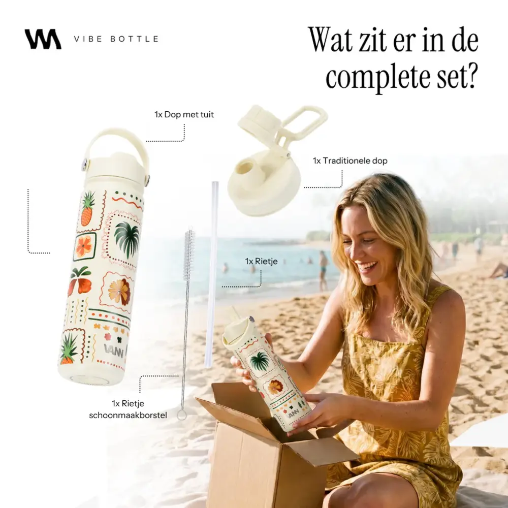VANN 3-Walled Ultimate RVS Vibe Bottle Pineapple 650 ML VANN 3-Walled Ultimate RVS Vibe Bottle Pineapple 650 ML
