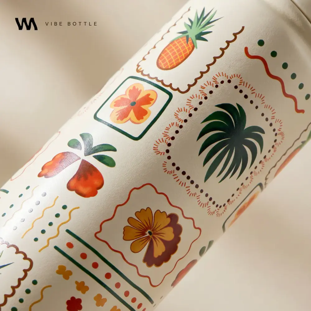 VANN 3-Walled Ultimate RVS Vibe Bottle Pineapple 650 ML VANN 3-Walled Ultimate RVS Vibe Bottle Pineapple 650 ML