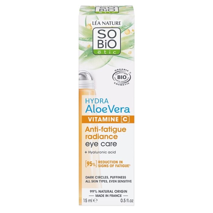 SO'BiO étic Hydra Aloe Vera Vitamin C Radiance Eye Contour SO'BiO étic Hydra Aloe Vera Vitamin C Radiance Eye Contour