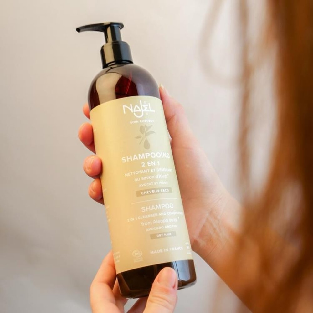 Najel Aleppo 2-in-1 Shampoo für trockenes Haar Najel Aleppo 2-in-1 Shampoo für trockenes Haar