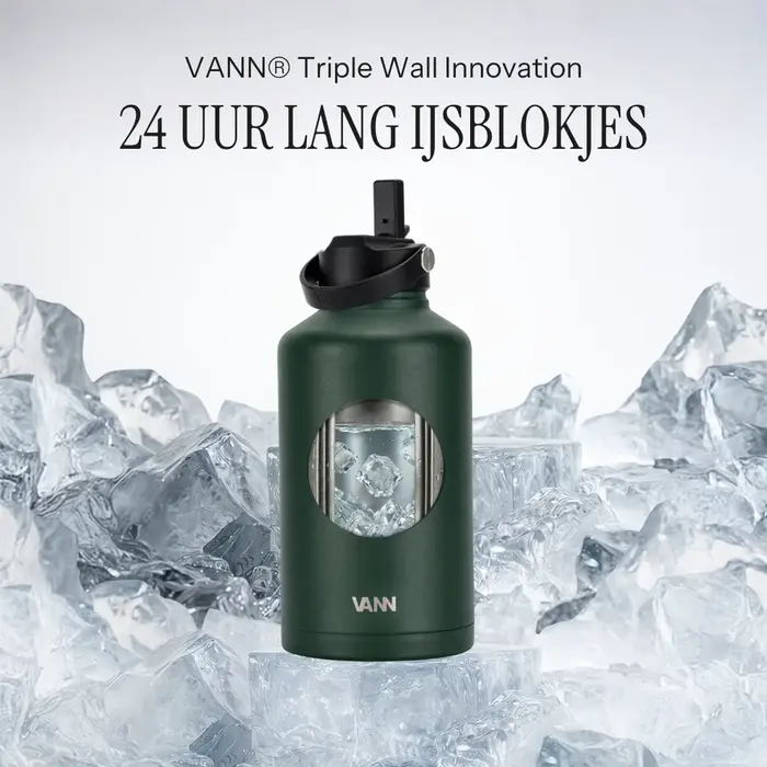 VANN 3-Wandige Ultimate Edelstahl-Trinkflasche Dark Forest 2 Liter VANN 3-Wandige Ultimate Edelstahl-Trinkflasche Dark Forest 2 Liter