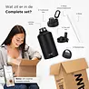 VANN 3-Wandige Ultimate RVS Drinkfles Zwart 2 Liter VANN 3-Wandige Ultimate RVS Drinkfles Zwart 2 Liter