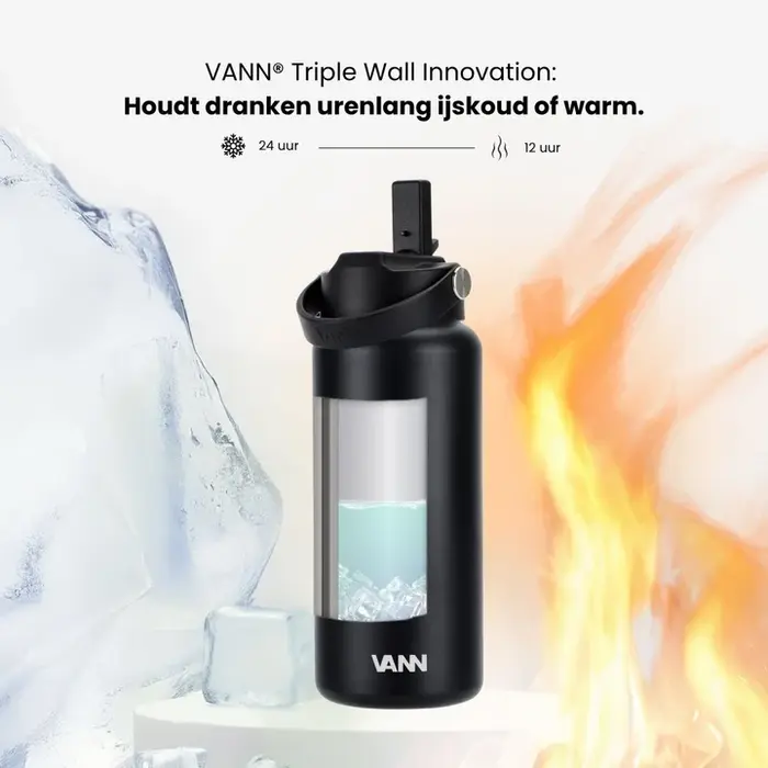 VANN 3-Wandige Ultimate Edelstahl-Trinkflasche Highland Green 1 Liter VANN 3-Wandige Ultimate Edelstahl-Trinkflasche Highland Green 1 Liter