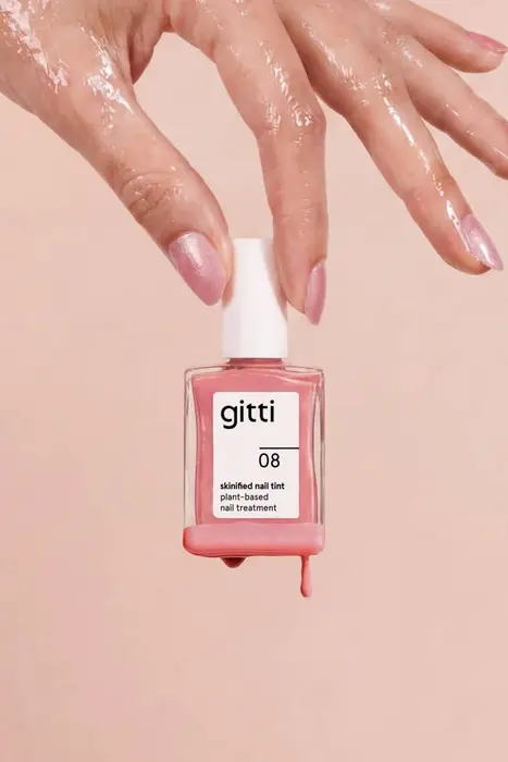 Gitti Skinified Nail Tint 08 Shimmery Rose Gitti Skinified Nail Tint 08 Shimmery Rose