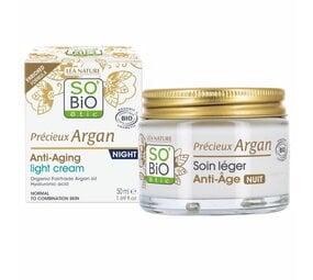 SO'BiO étic Argan Anti-Aging Light Cream Night SO'BiO étic Argan Anti-Aging Light Cream Night
