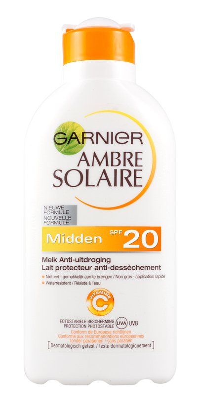 Garnier Ambre Solaire Hydrating Sun Milk SPF 20 - 200 ml - Sunscreen