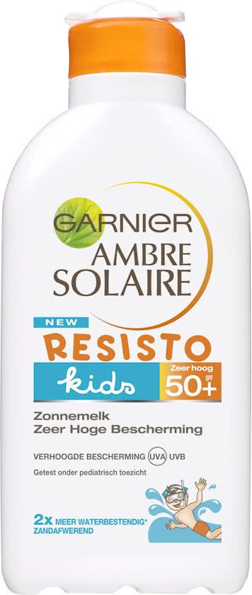 Ambre Solaire Resisto Kids Zonnebrandcrème SPF 50+ - 200 ml - Hypoallergeen