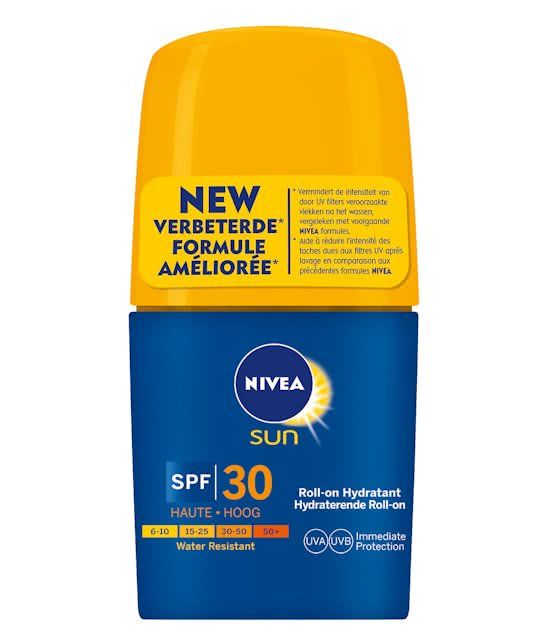 NIVEA SUN Feuchtigkeits-Roll-on LSF 30 - 50 ml