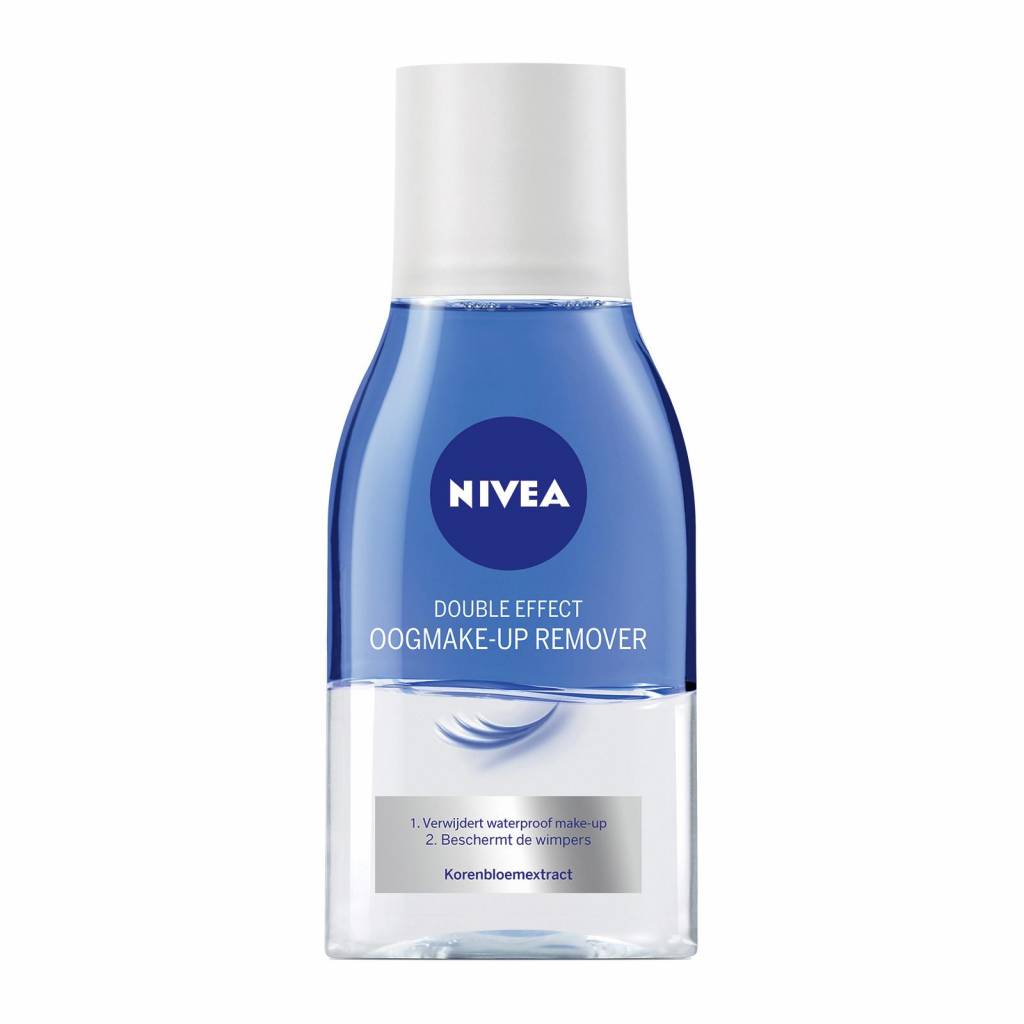 Nivea Double Effect Waterproof 125 Ml Augen Make Up Entferner Onlinevoordeelshop