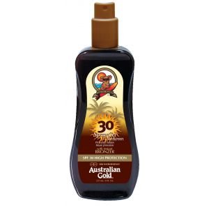 Australian Gold FPS 30 Gel de pulvérisation avec poudre bronzante 237 ml