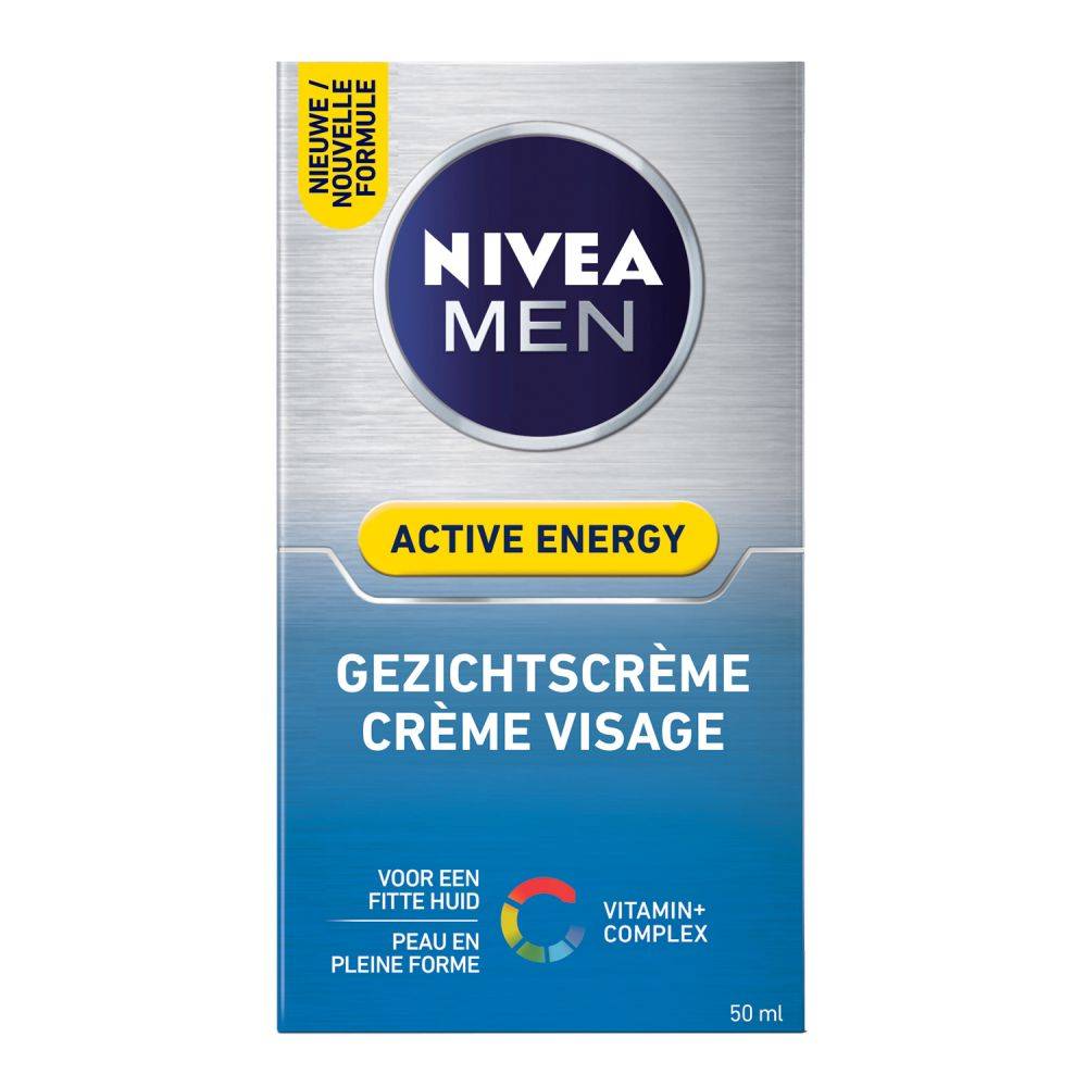 Nivea Men Crème Visage 50 ml d'énergie active