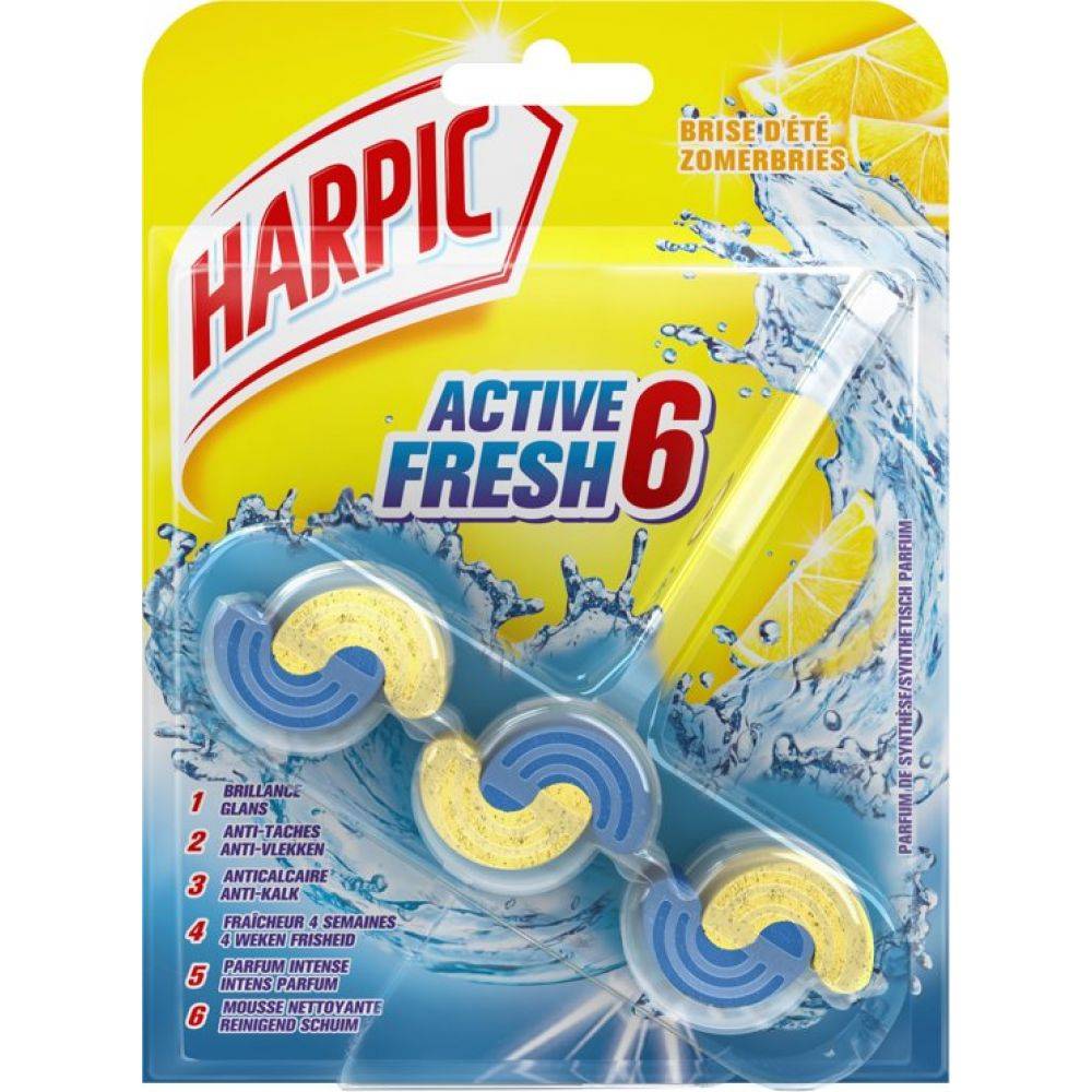 Harpic Bloc Wc Active Fresh Eau Bleue Le Bloc De 39 G - DRH MARKET Sarl