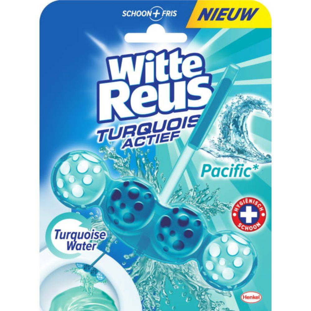 Turquoise actief pacific toiletblok