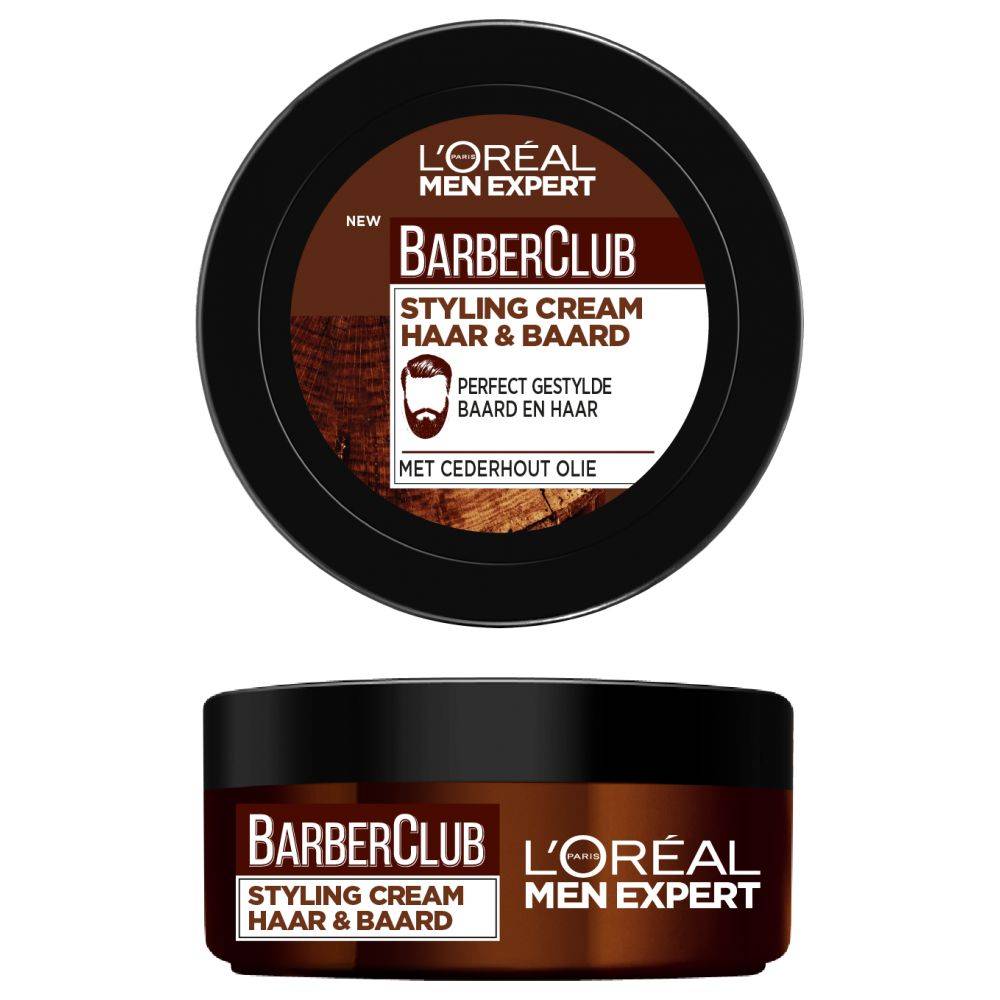 Men Expert Barber Club Crème Coiffante et Barbe