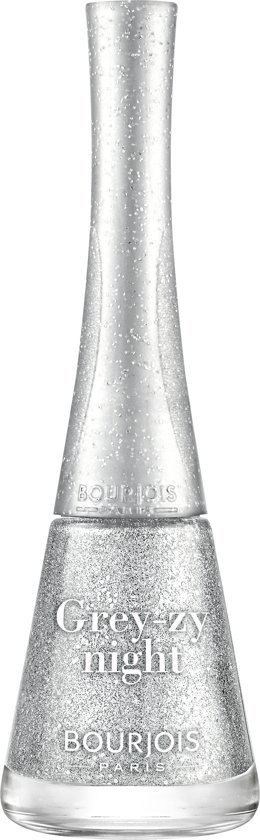 Bourjois Vernis à ongles Relaunch 1 seconde - 19 Grey-zy night - Paillettes argentées