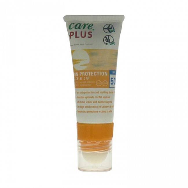 Careplus Sunburn Visage et lèvres SPF50 + - 20ml