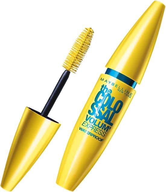 Maybelline Volum Express Colossal Black Waterproof Mascara Onlinevoordeelshop