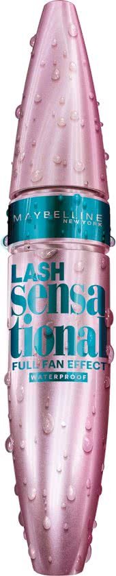 Maybelline Lash Sensationell - Schwarz - Wasserdichte Wimperntusche