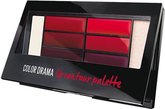 Maybelline Liner Studio Color Drama 2 Crimso Lip Contour Palette