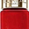 L'Oréal Paris, créateur de maquillage, couleur Collection Riche Exclusive Gold Obsession 40 5ml de vernis à ongles rouge