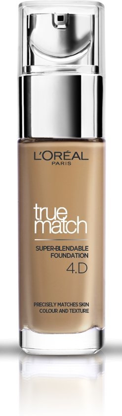 Fondation True Match de L'Oréal Paris - 4D / W Naturel Doré