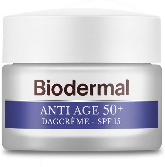 Biodermal Anti Age 50+ - Dagcrème met SPF15 tegen huidveroudering - 50ml