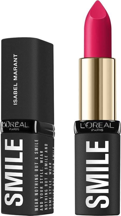 Rouge à lèvres L'Oréal Paris X Isabel Marant - Édition limitée - 04 Saint Germain Road - Rose / Rouge