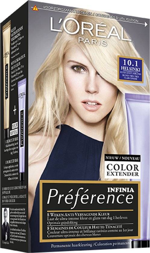 L'Oréal Paris Préférence Haarfärbemittel - 10,1 Extra Light Ash Blonde - Farbverlängerer